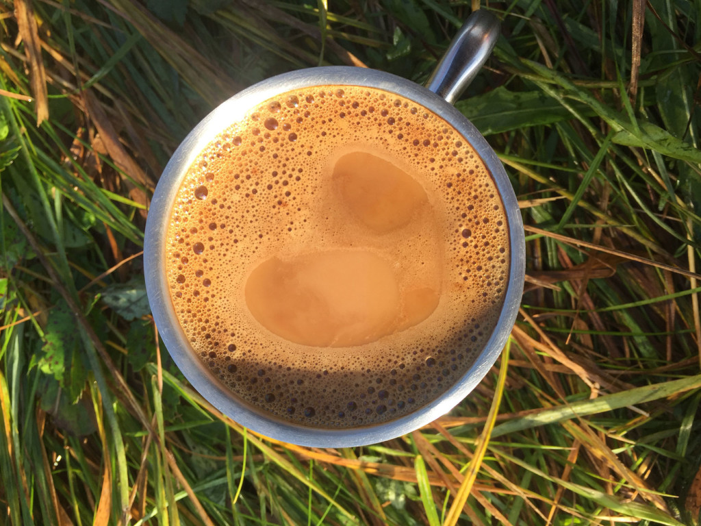 Kaffee auf dem Campingplatz Lübz